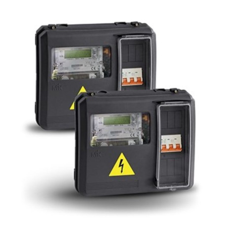DOT.3.1 В - Ящик, шафа, щит распределительный для 1- и 3-фазных счетчиков электроэнергии (выпуклый), NIK